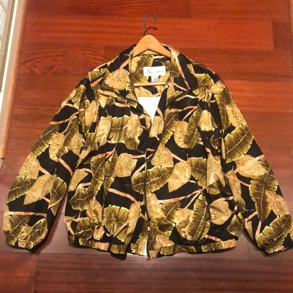 Oleg Cassini Jackets & Blazers - Jacket by Oleg Cassini Designer Lightweight Zippered Woman’s Jacket Size 2X